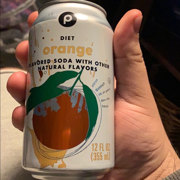 Diet orange soda (Publix) - Picture 1 of 2